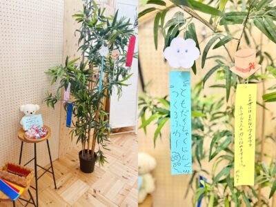 短冊に願いごとを…季節のイベントもカナホシ座で！