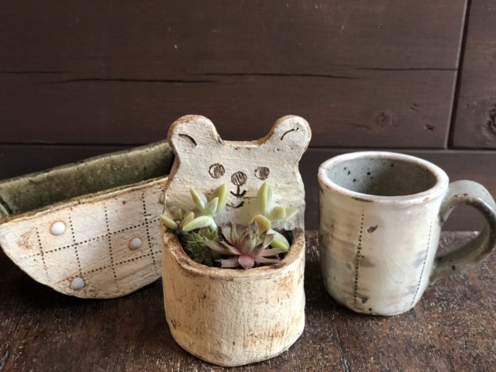 時土器 - オリジナル陶器に多肉寄せ植えワークショップ | noma博